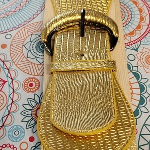 Perfect Gold Stretch Cinch Waste Belt